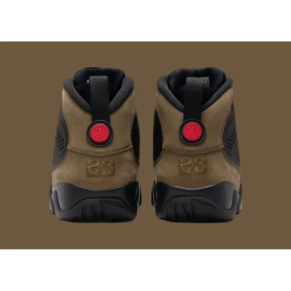 Men's Size 5 - Air Jordan 9 Retro 2024 Olive -HV4794-030 -NEW-